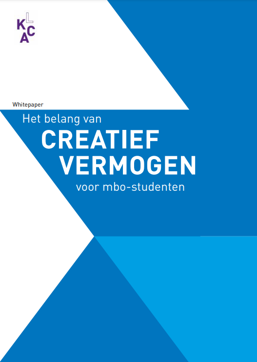 Cover whitepaper 'Het belang van creatief vermogen voor mbo-studenten'