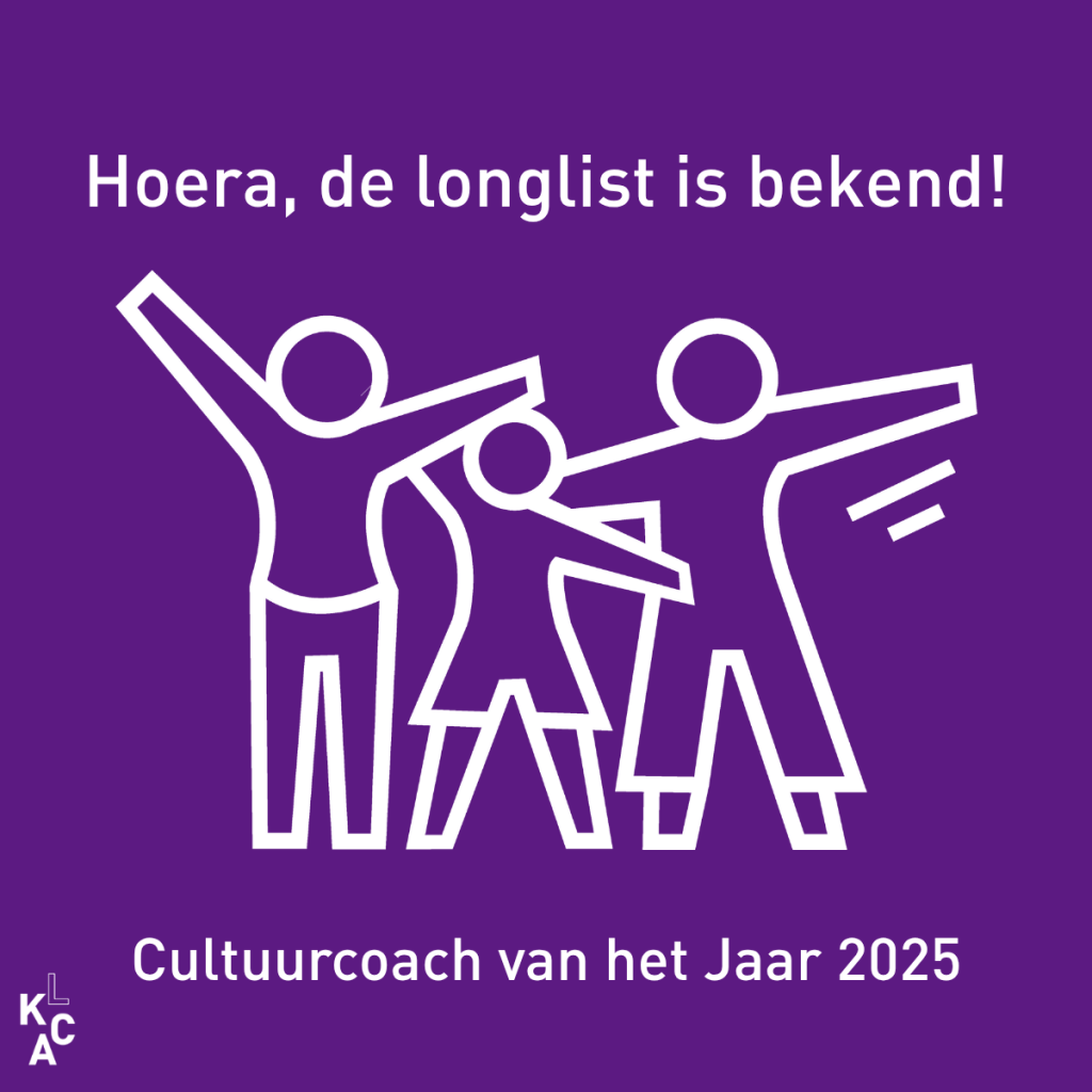 De longlist van de Cultuurcoach van het Jaar-verkiezing is bekend en te vinden op deze pagina.
